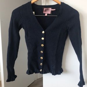 Juicy Couture- Navy wool sweater